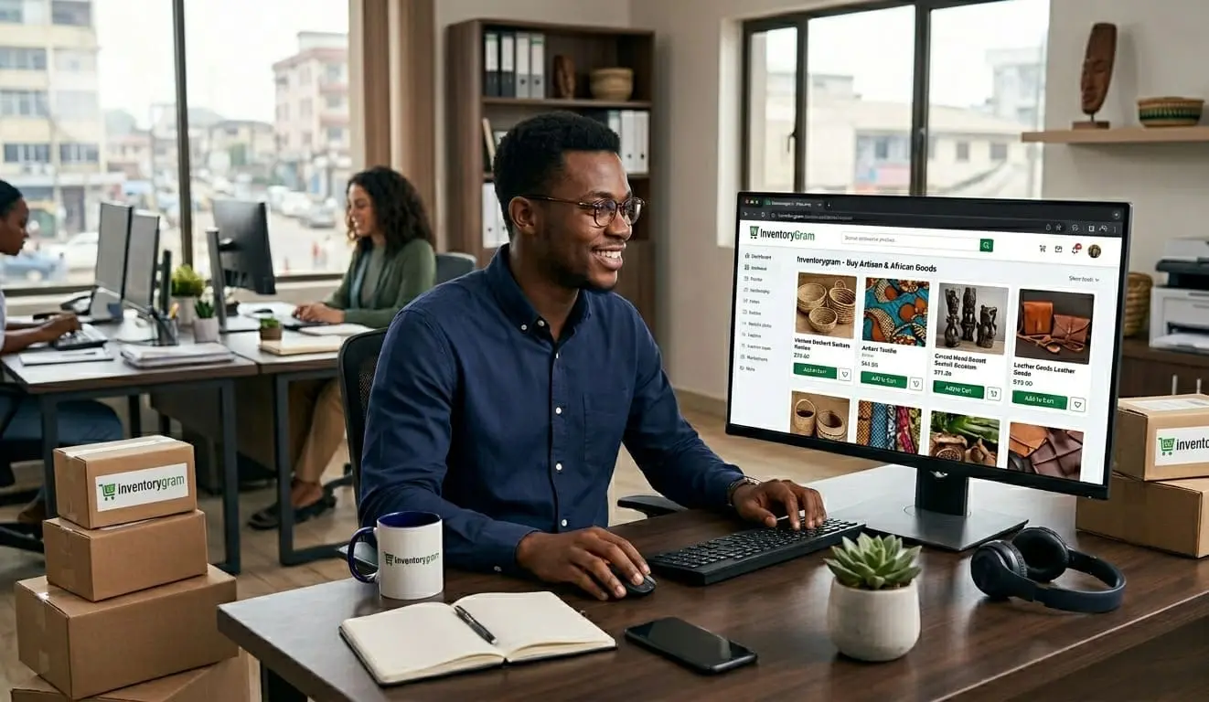 Online store dashboard